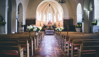 Fototapeta premium interior of church