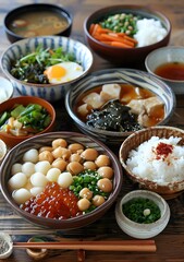 A delicious Japanese breakfast