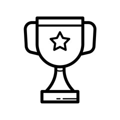 cup, trophy - vector icon