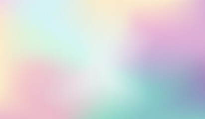 Multicolor blurred background. Gradation of purple, pink, blue and yellow.