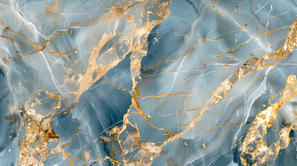 Blue marble texture with golden veining