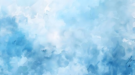 Abstract watercolor blue background