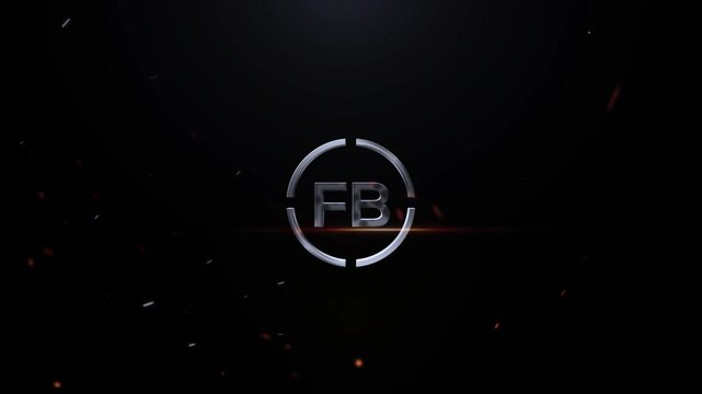 FB Logo Animation, Typography Fb bf 3D Logo Letter Animation Videos For You Business