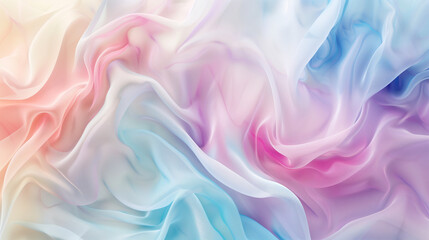 Obraz premium Elegant pastel watercolor swirls, blending seamlessly to create a soothing and artistic background. Ideal for design projects, invitations, and soft, elegant themes.