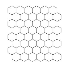 Hexagonal seamless pattern