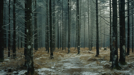 forest in winter