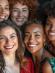 Group of happy women
