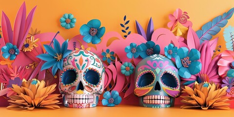 dia de los muertos sugar skull