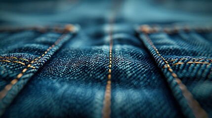Blue denim fabric texture background