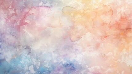 Fototapeta premium Soft pastel watercolor background blending seamlessly with light hues.