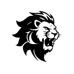 Lion head vector 