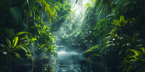 The Amazon rainforest