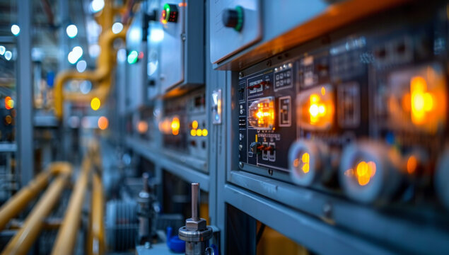 Low voltage switchgear at power plant