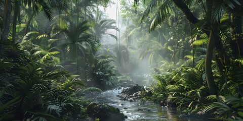 The Amazon rainforest