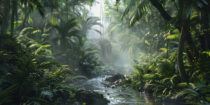 The Amazon rainforest