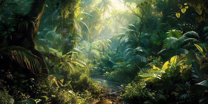 The Amazon rainforest