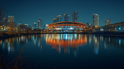 Skyline by night