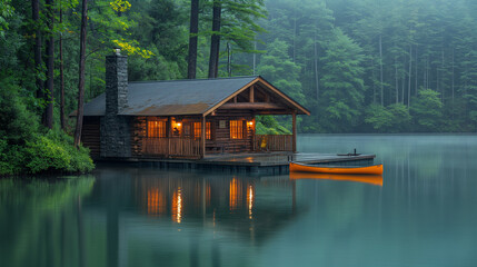 Obraz premium House in the forest