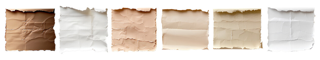 Ripped paper png on transparent background

