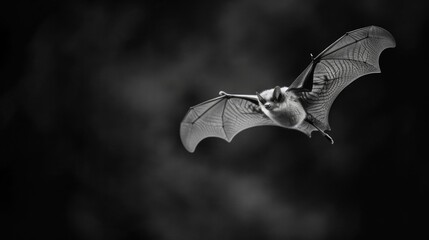 Bat in flight