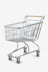 Silver Shopping Cart