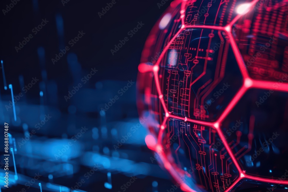 Poster conceptual minimal banner featuring a cyber sport arena theme with dynamic digital components with c