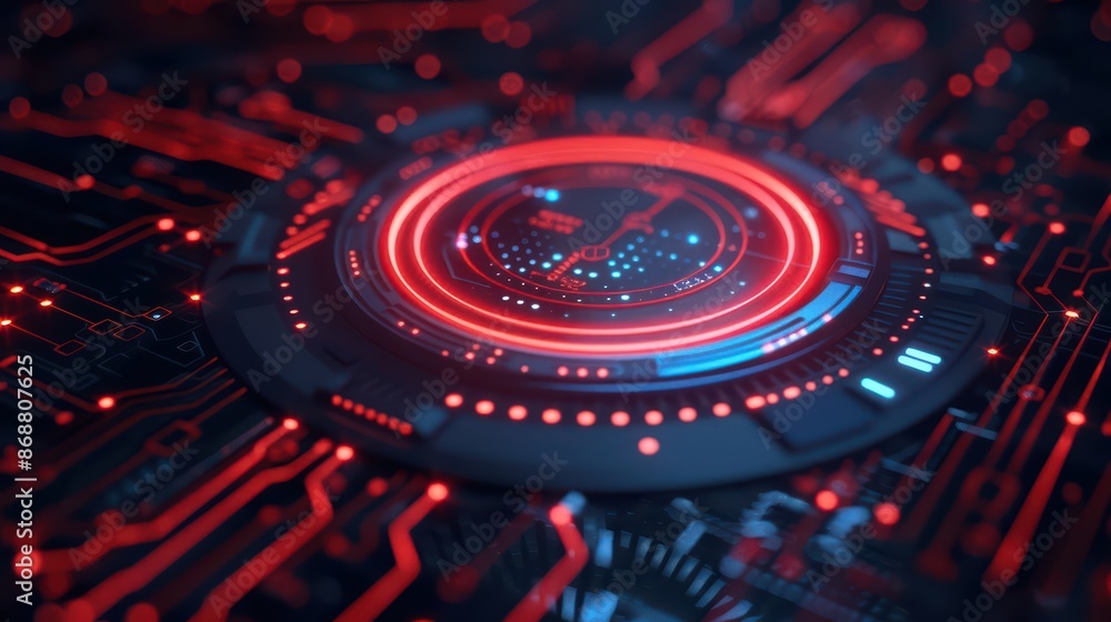 Poster conceptual minimal banner featuring a cyber sport arena theme with dynamic digital components with c