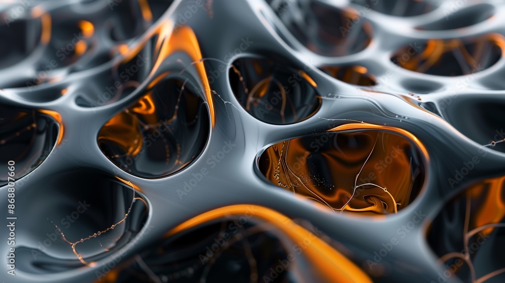 Poster a dynamic, textured 3d background with fluid forms, perfect for adding depth to any creative project