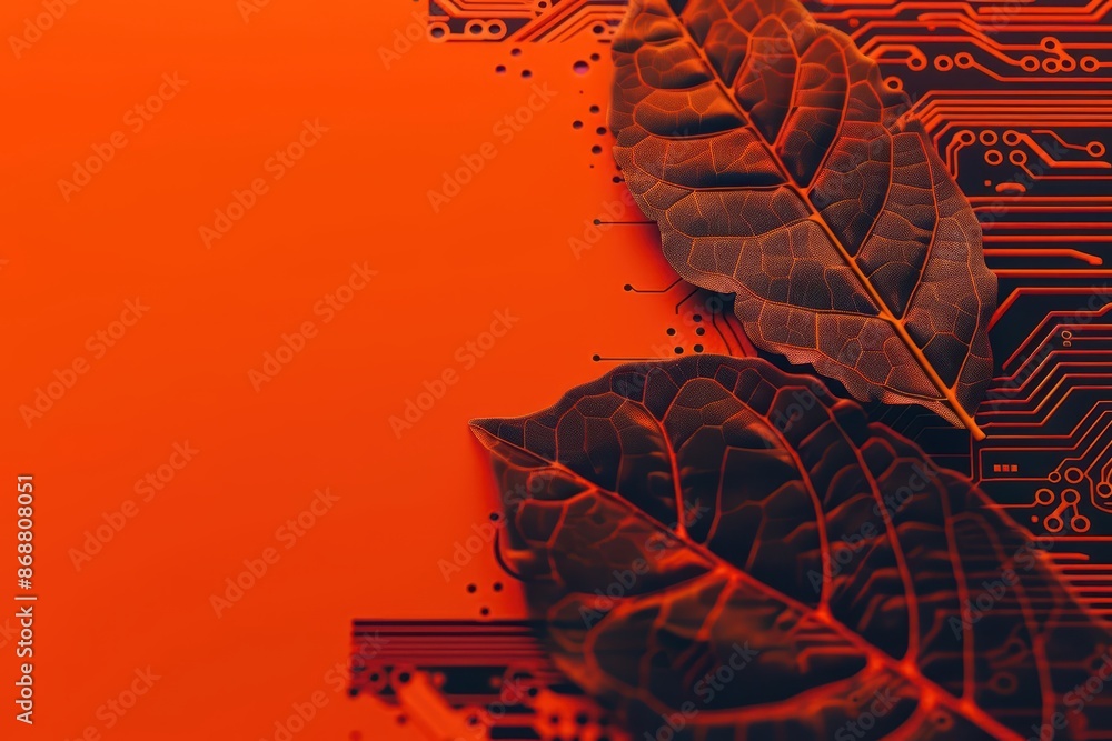 Poster conceptual minimal banner featuring a cyber education theme with dynamic digital components with cop