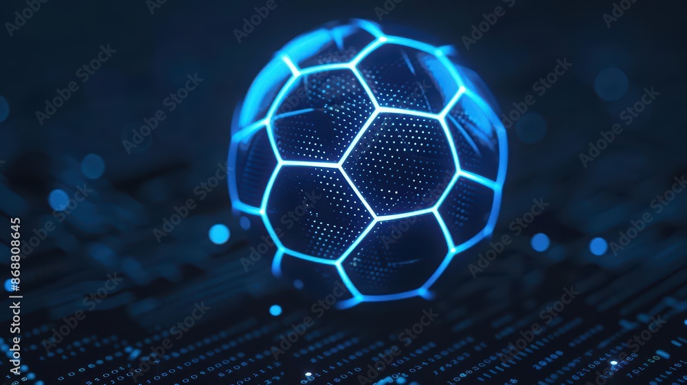 Poster conceptual minimal banner featuring a cyber sport arena theme with dynamic digital components with c