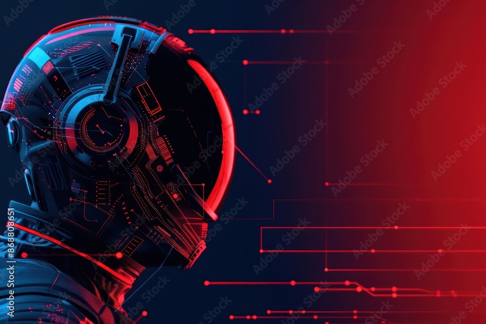 Poster conceptual minimal banner featuring a cyber sport arena theme with dynamic digital components with c