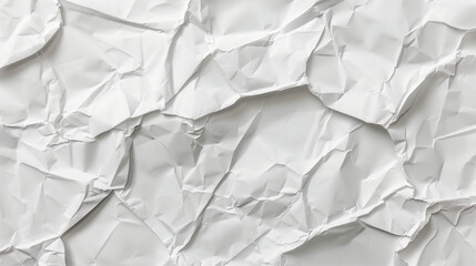 Obraz premium crumpled white paper