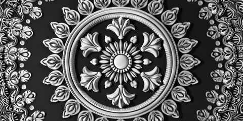 Black and White Decorative Design