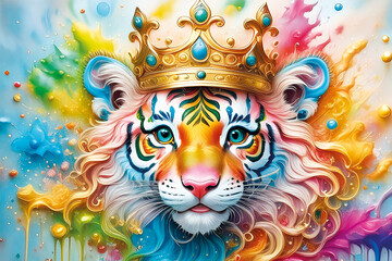 The cute little Tiger King