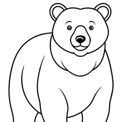 Fototapeta premium polar bear cartoon