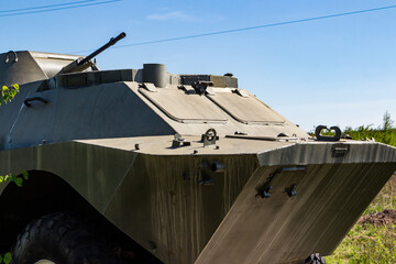 Radiation and chemical reconnaissance vehicle BRDM-2RH based on Soviet-made BRDM-2