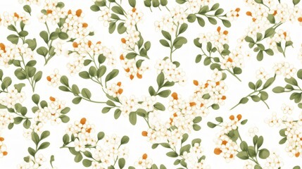 With the beauty of the white Alyssum flower pattern, this background brings a gentle elegance and charm, giving peace to every glance.