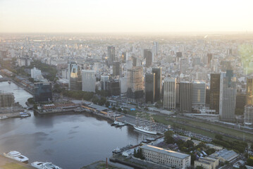Buenos Aires city from the air.