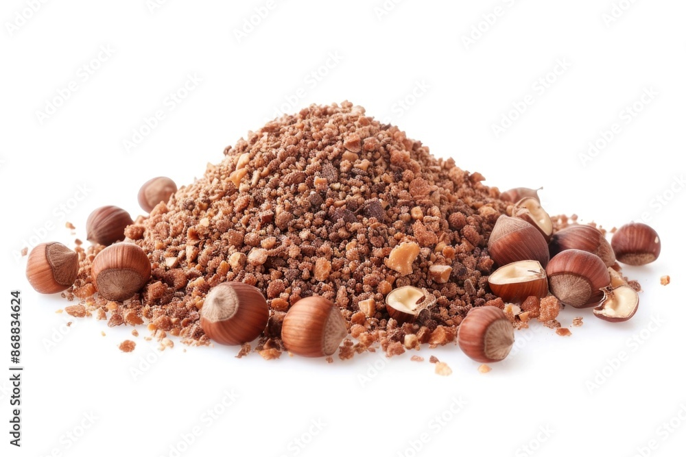 Poster A collection of various nuts placed on a clean and neutral background