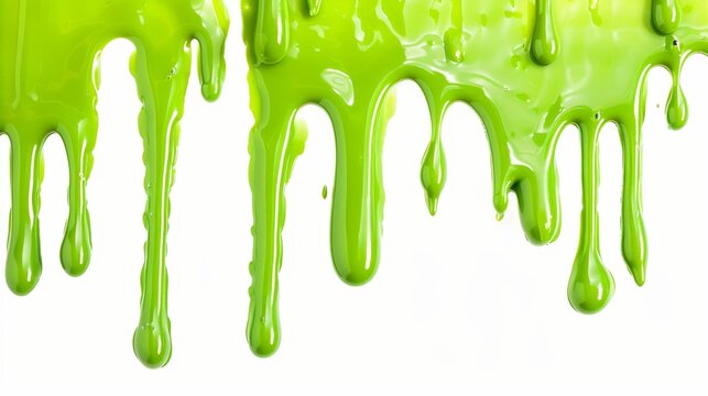 Green slime liquid drip toxic goo wallpaper background

