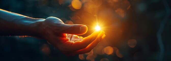 Human hand reaching sunlight sunbeam wallpaper background