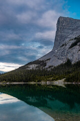 Ha Ling Peak Reflected in Whiteman's Pond Kananaskis Parl Canmore Alberta Canada