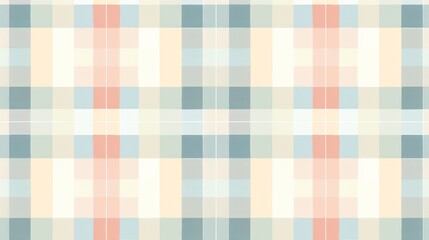 Abstract Pastel Plaid Pattern