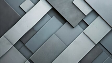 Fototapeta premium Abstract Geometric Pattern with Gray Tones