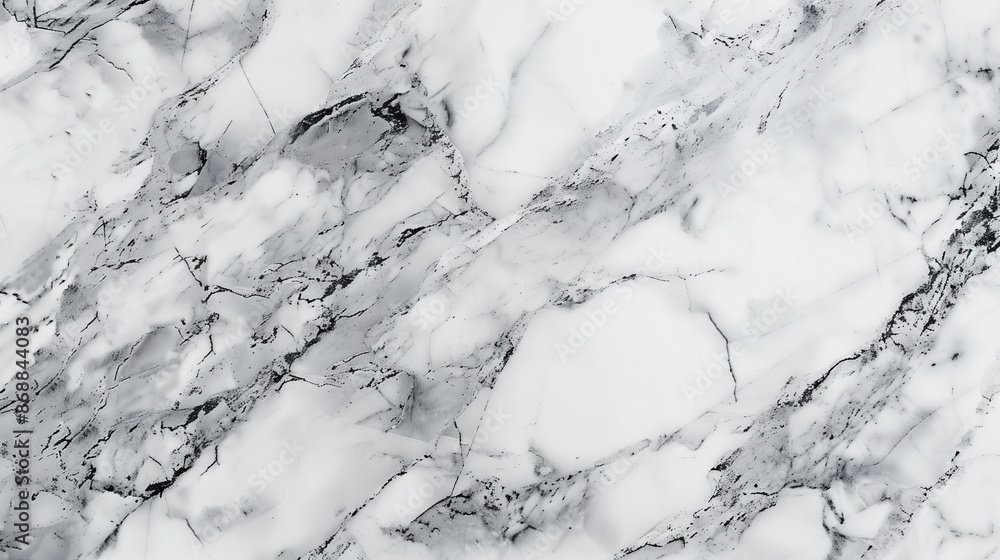 Poster marble texture with intricate veining and a glossy finish, adding elegance to any design project.