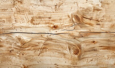 Light birch wood texture with knots