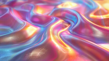 Iridescent Rainbow Abstract