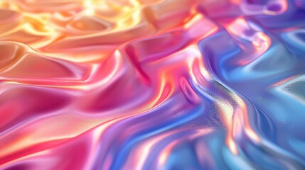 Obraz premium Abstract Holographic Blur