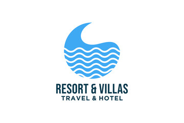 Traveling logo icon design illustration