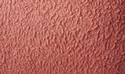 Wrinkled pink fabric texture with detailed creases shown.